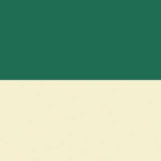 Green and Beige