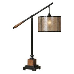 Antiqued Table Lamp - 35.5"H