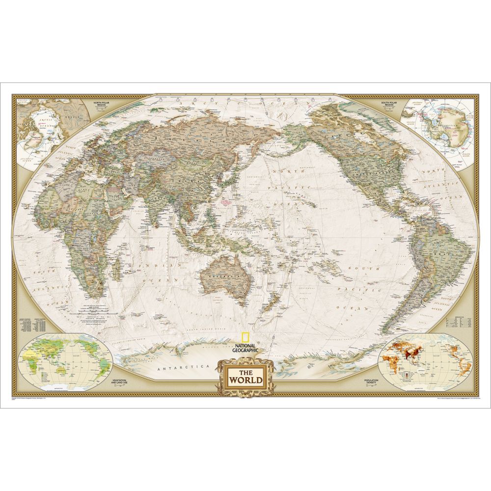National Geographic World Map