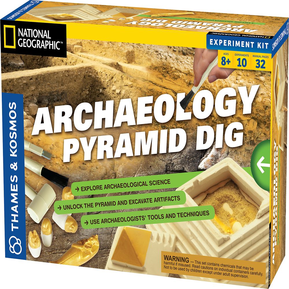 National Geographic Archaeology Science Kit Egyptian Pyramid