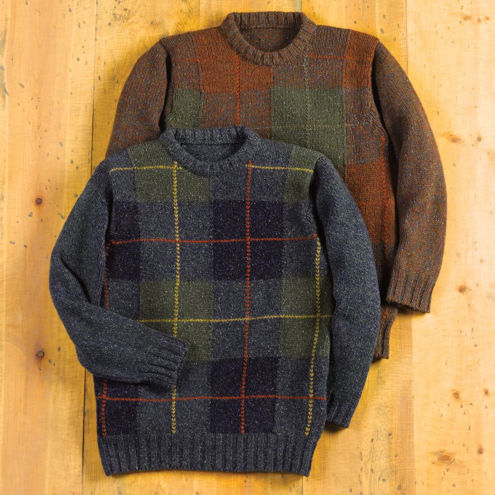 Scottish Tartan Wool Sweater National Geographic Store