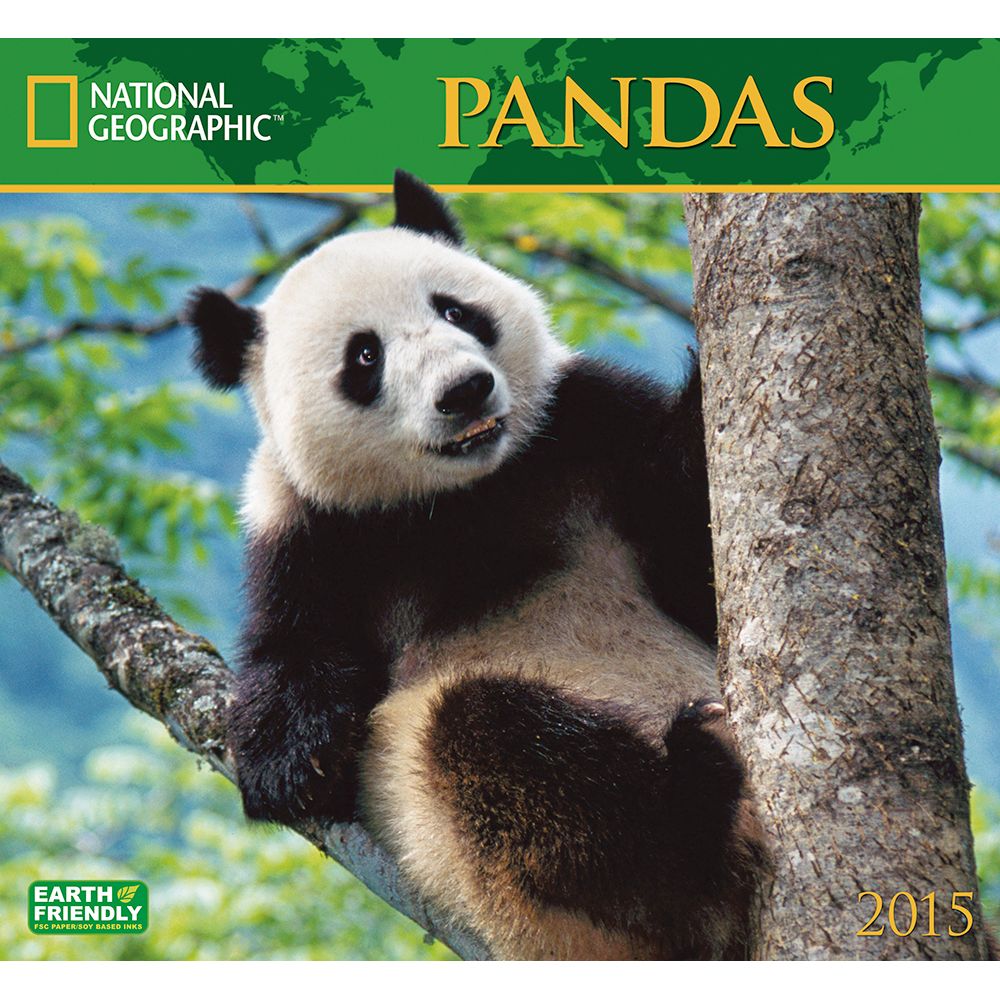 2015 National Geographic Pandas Wall Calendar National