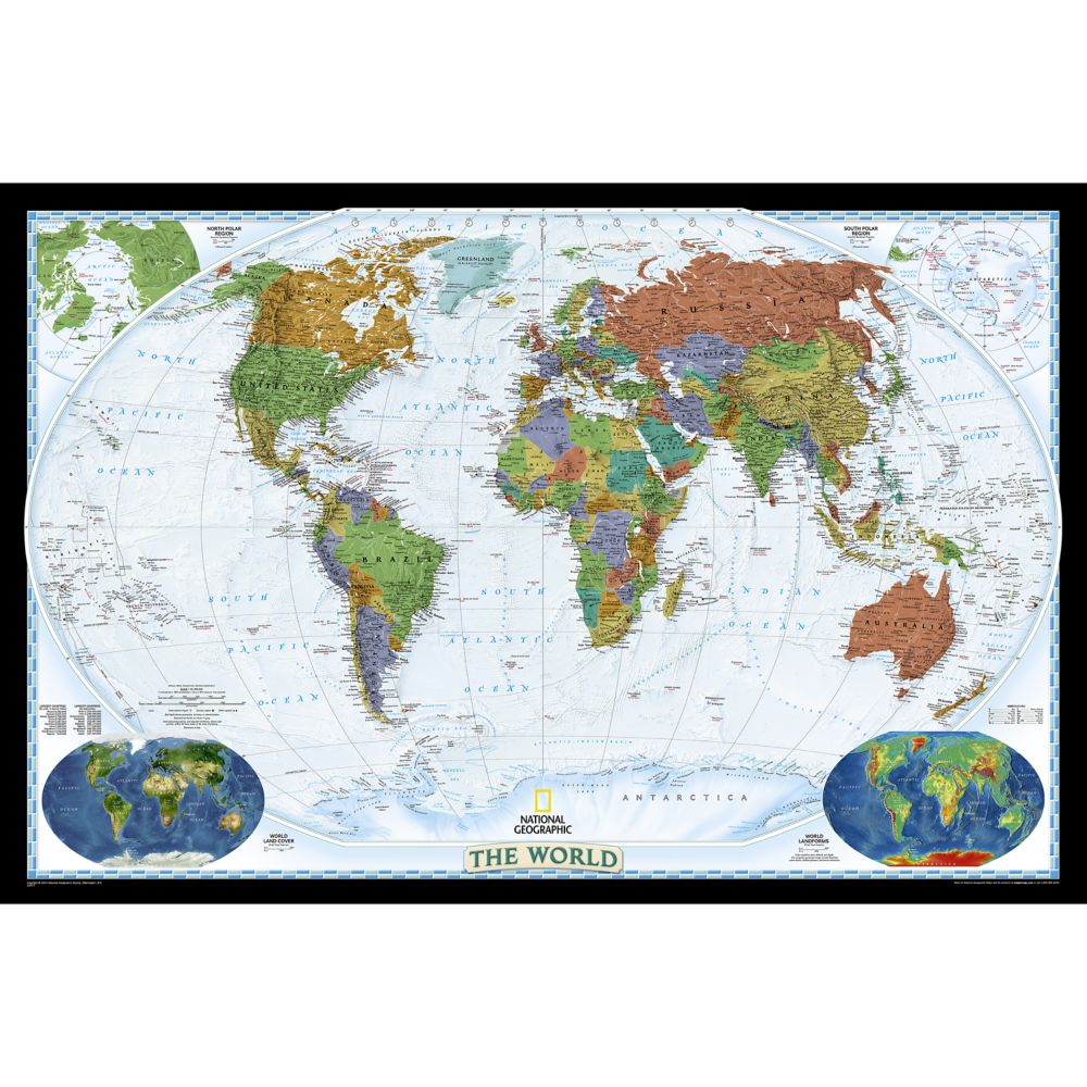 National Geographic World Map