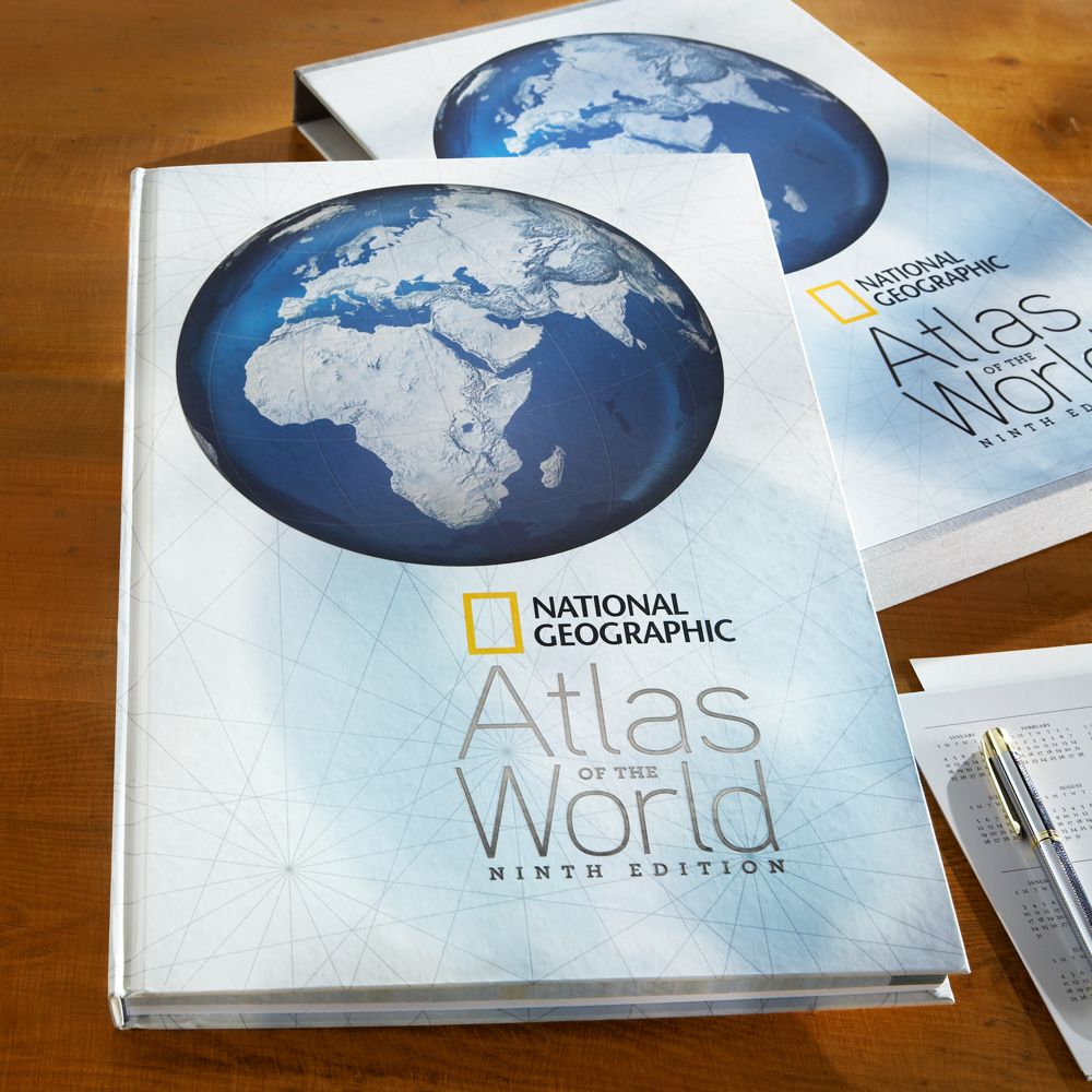 World Map Atlas Book 