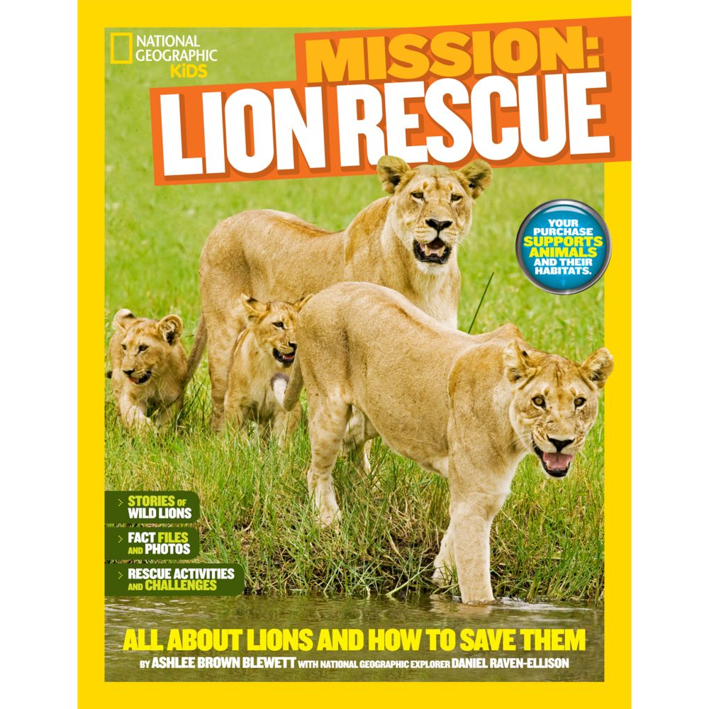 National Geographic Kids Mission Lion Rescue National Geographic Store