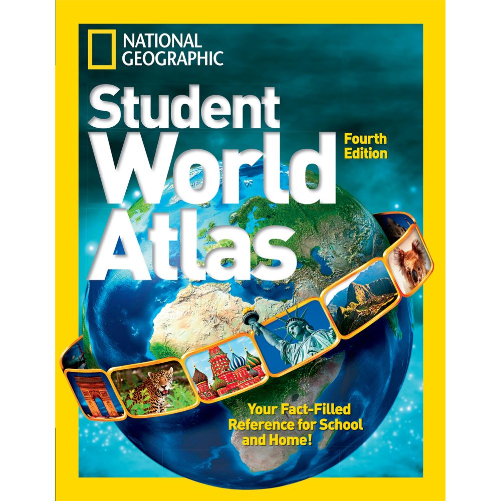 National Geographic Kids Student World Atlas 4th Edition Hardcover National Geographic Store