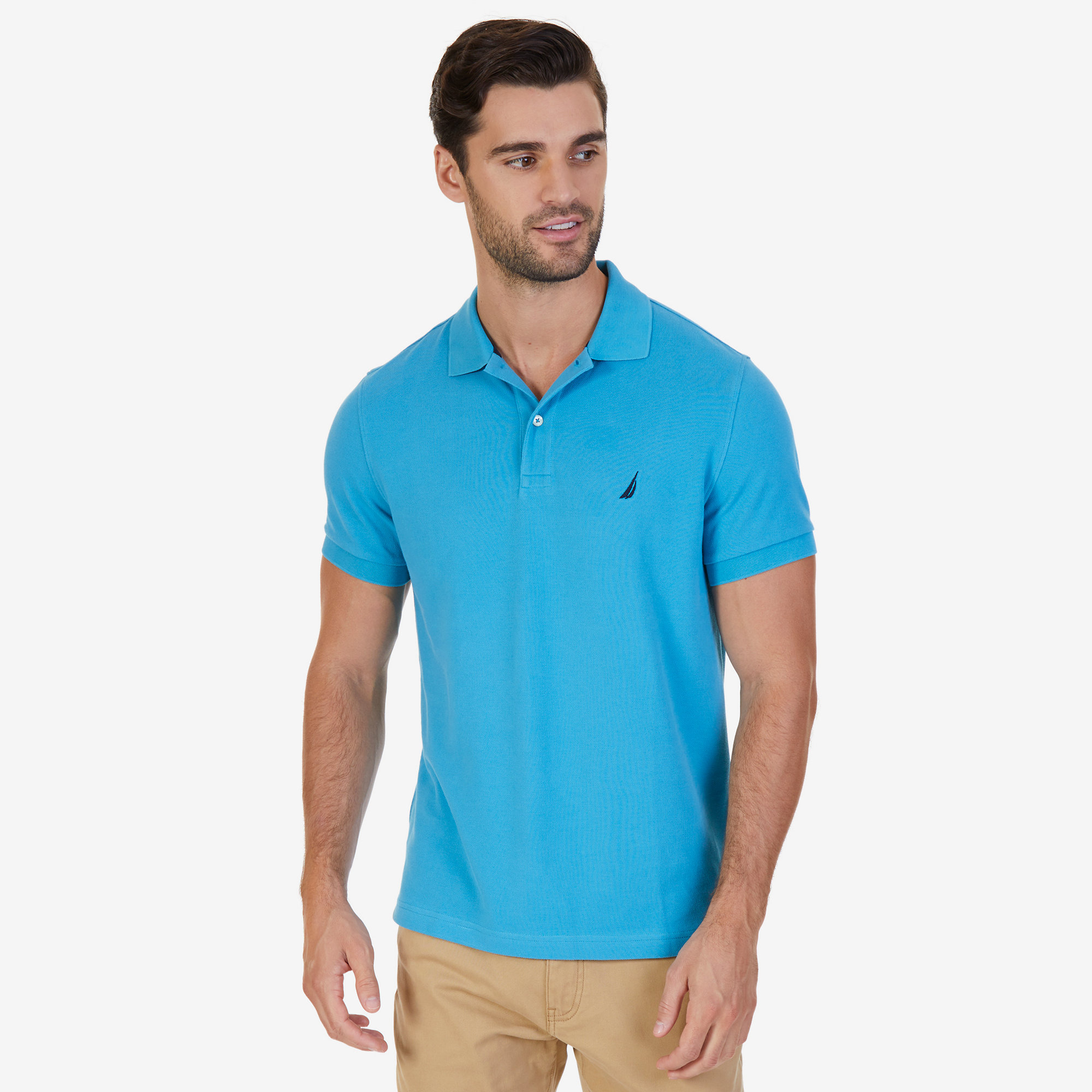 nautica slim fit polo