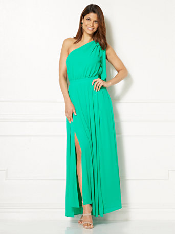 One Shoulder Maxi Dress