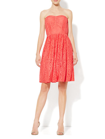 NY&C: Eva Mendes Collection - Rebecca Dress - Floral Lace