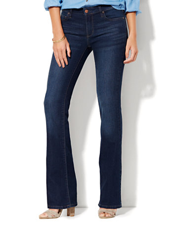 NY&C: Soho Jeans - Instantly Slimming - Curvy Bootcut - Highland Blue Wash