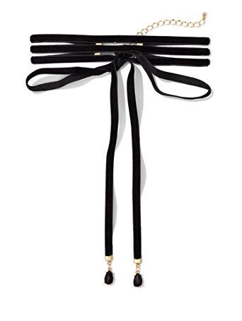 NY&C: Velvet Bolo Choker