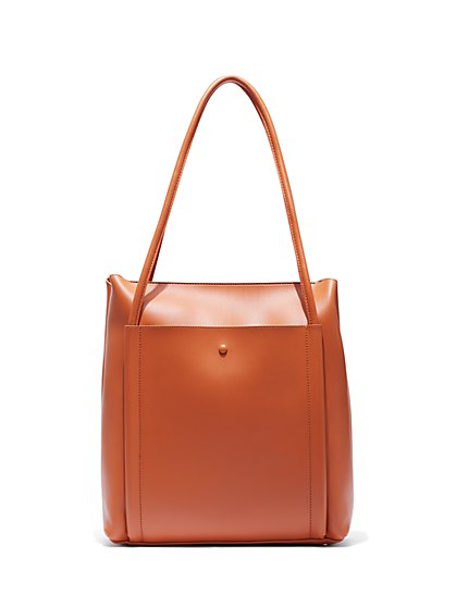 Ny C Eva Mendes Collection Camel Tote Bag