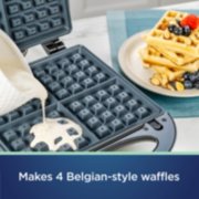 makes 4 belgian-style waffles image number 3