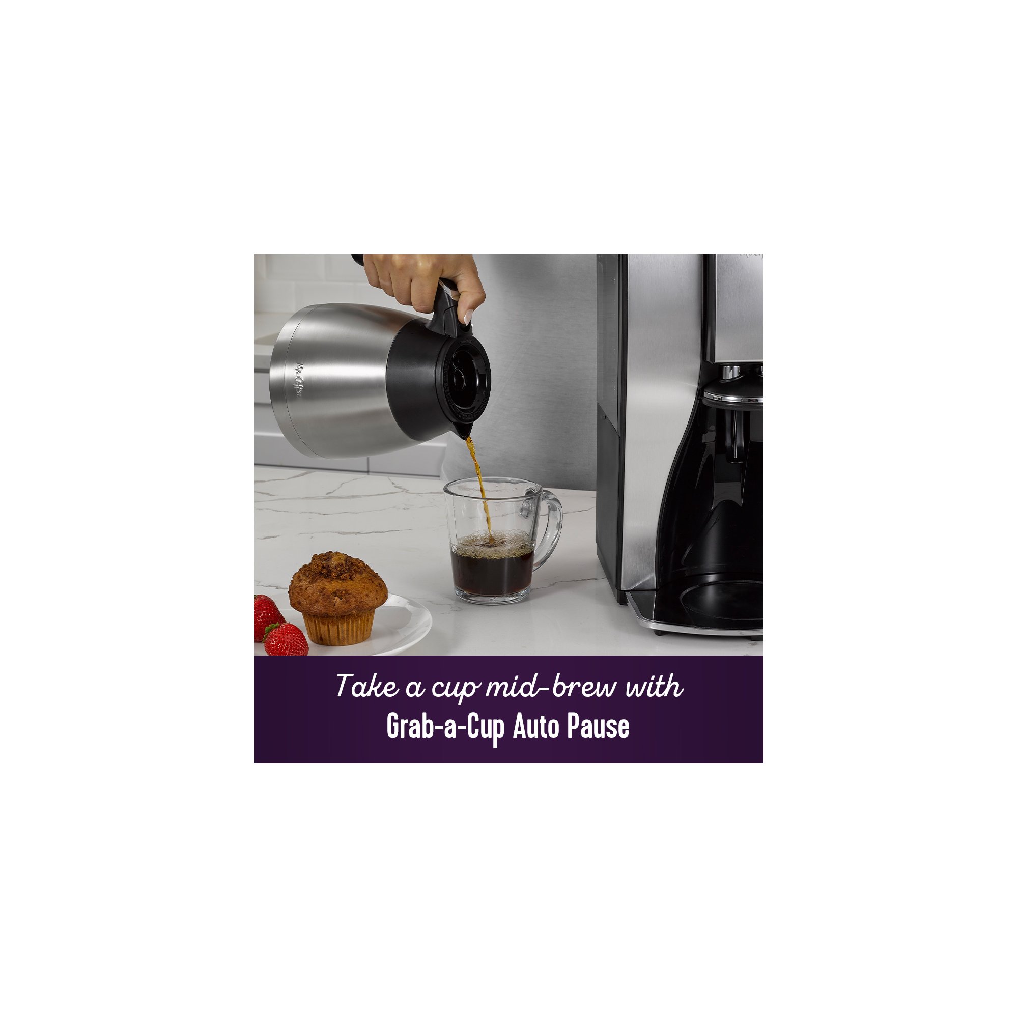 Mr. Coffee 10-Cup Programmable Coffeemaker Silver FTTX95-1 - Best Buy