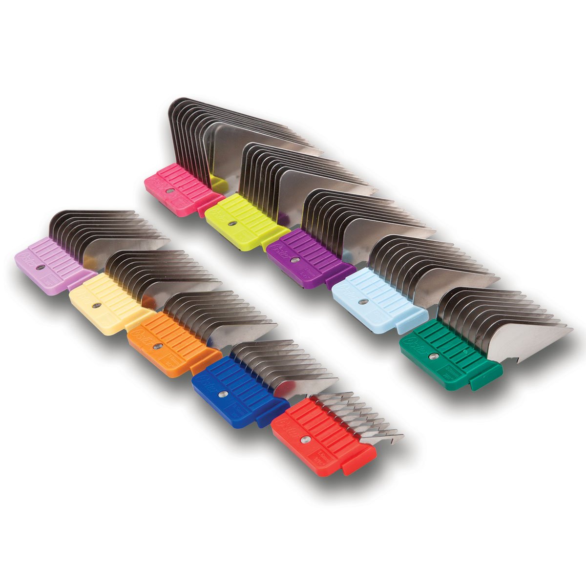 Stainless Steel 10 Piece Metal Guide Combs Oster Pro