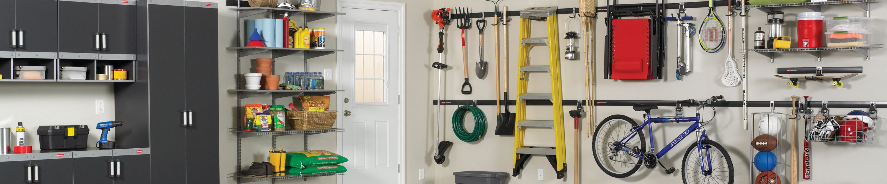 Garage Organization: Rubbermaid FastTrack Garage Organization