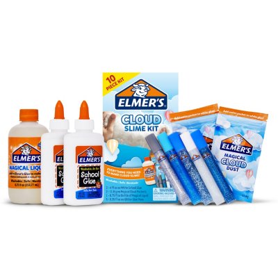 Elmer’s Fluffy Slime Kit, Includes Elmer’s Translucent Glue, Elmer’s  Glitter Glue, Elmer’s Slime Activator, 4 Count
