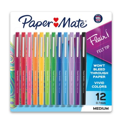 Custom Note Writers Fine Point Felt Tip Markers Six Packs