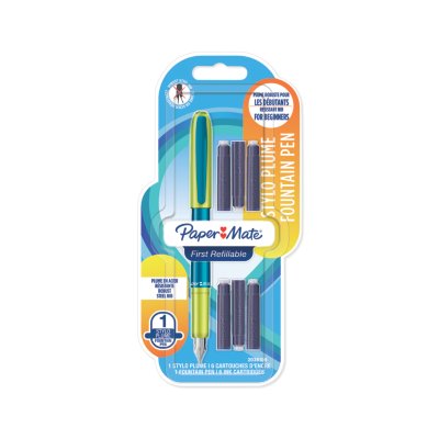 Lot de stylos : stylo-bille Papermate, stylo gel et encre Pilot, Sharpie  S-note, et porte mines Bic