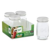 4 4 ounce size mini glass canning jars image number 2