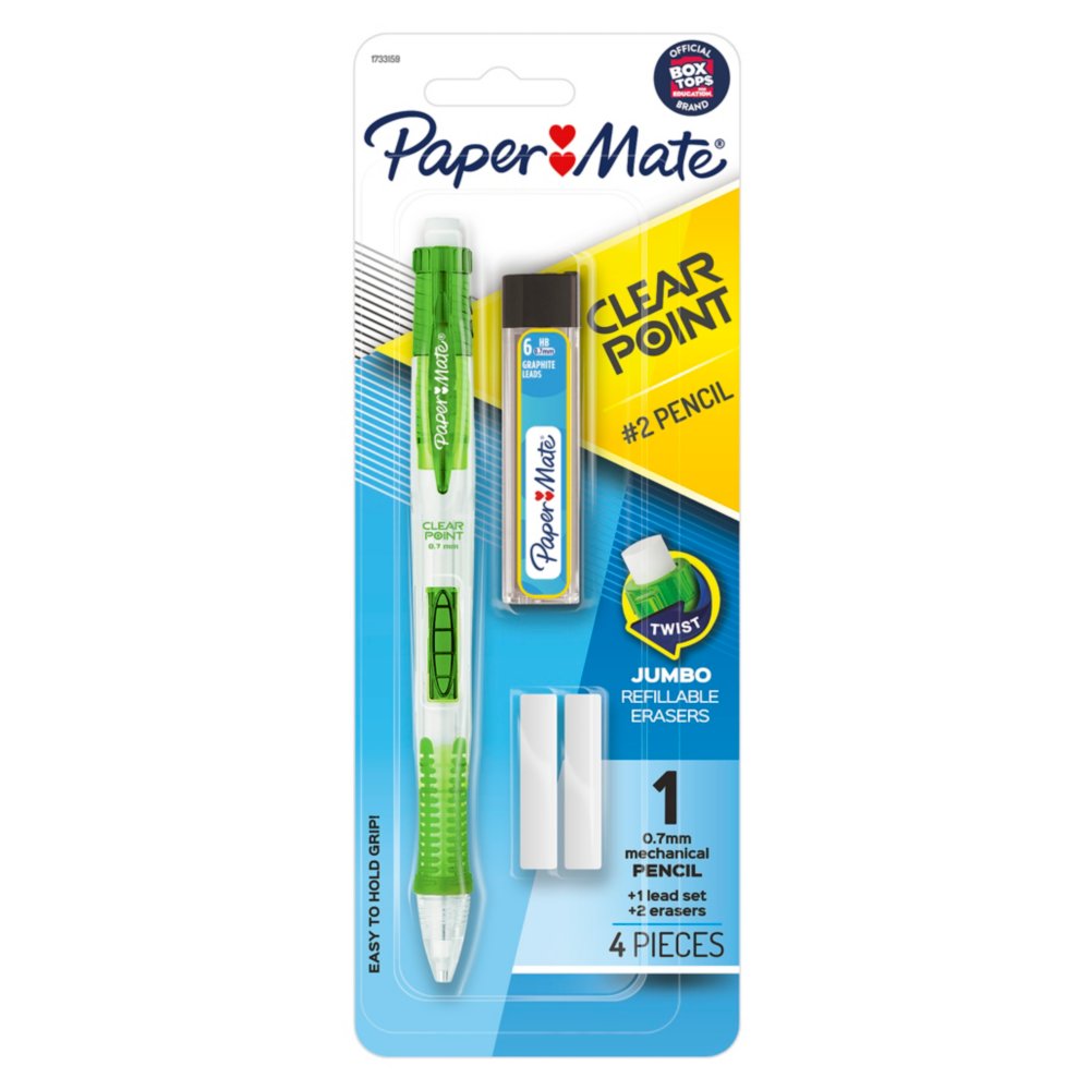 Paper Mate Clearpoint Mechanical Pencil Sets, 0.7mm, HB 2 lead Paper