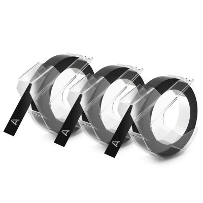 Pack: 5x Dymo S0718850/18769 cinta termoadhesiva blanca 12 mm (marca  123tinta) Dymo