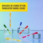 Clear point pencils available in a range of fun translucent barrel colors image number 2
