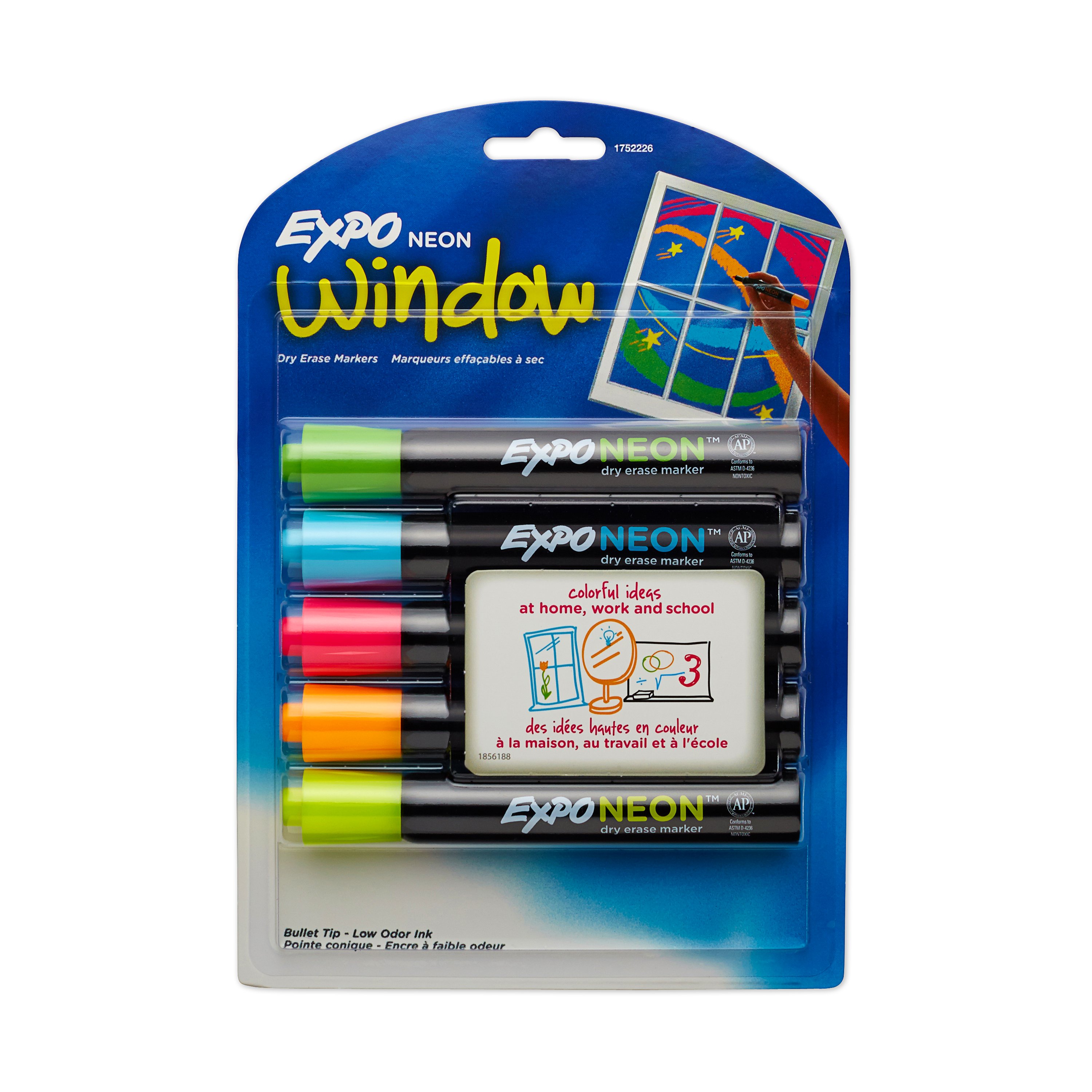 Expo Neon Dry Erase Markers, Bullet Tip Expo