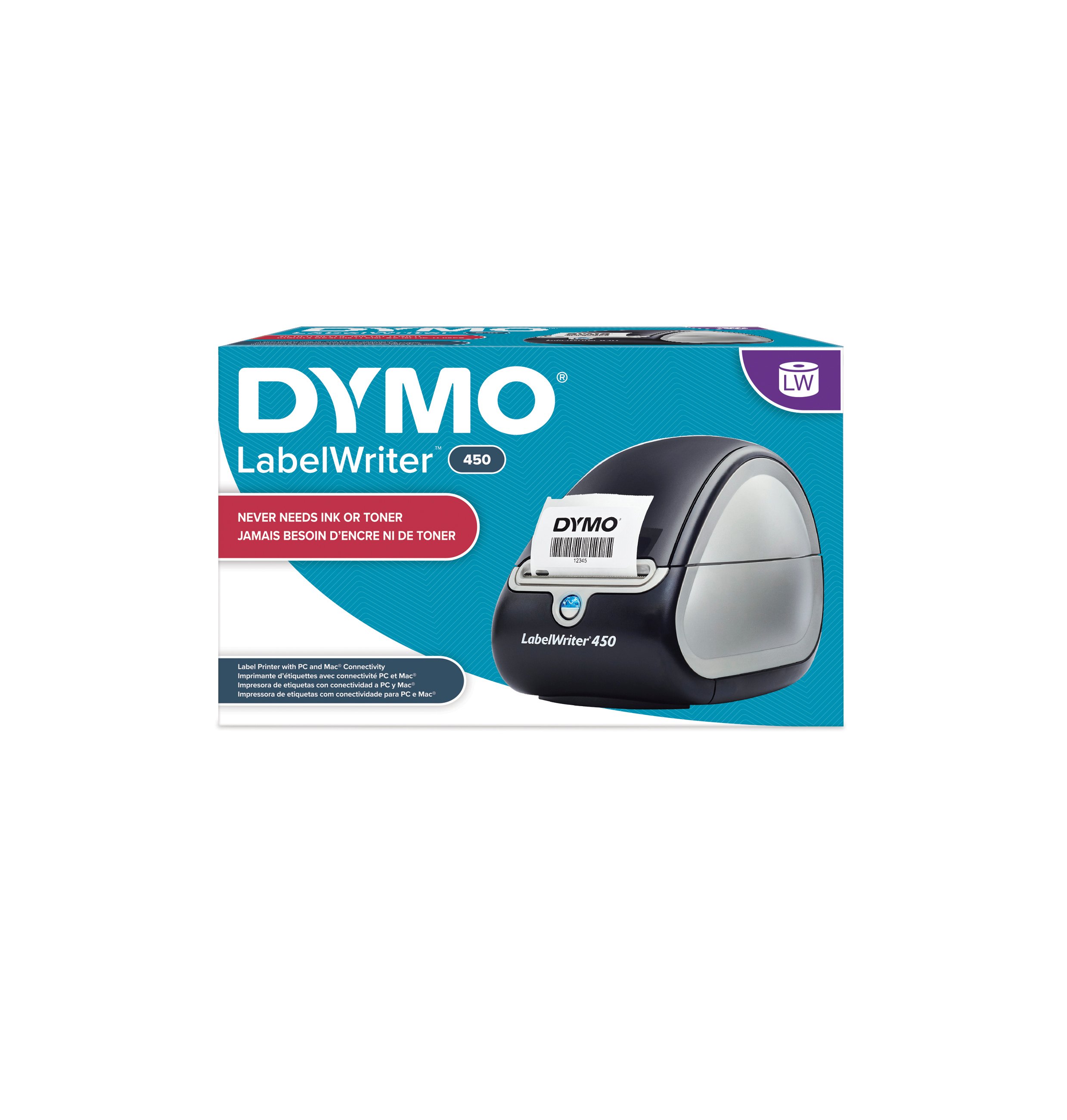 DYMO LabelWriter 450 DUO PC/Mac-Connected Label Printer and Software  (1752267) 