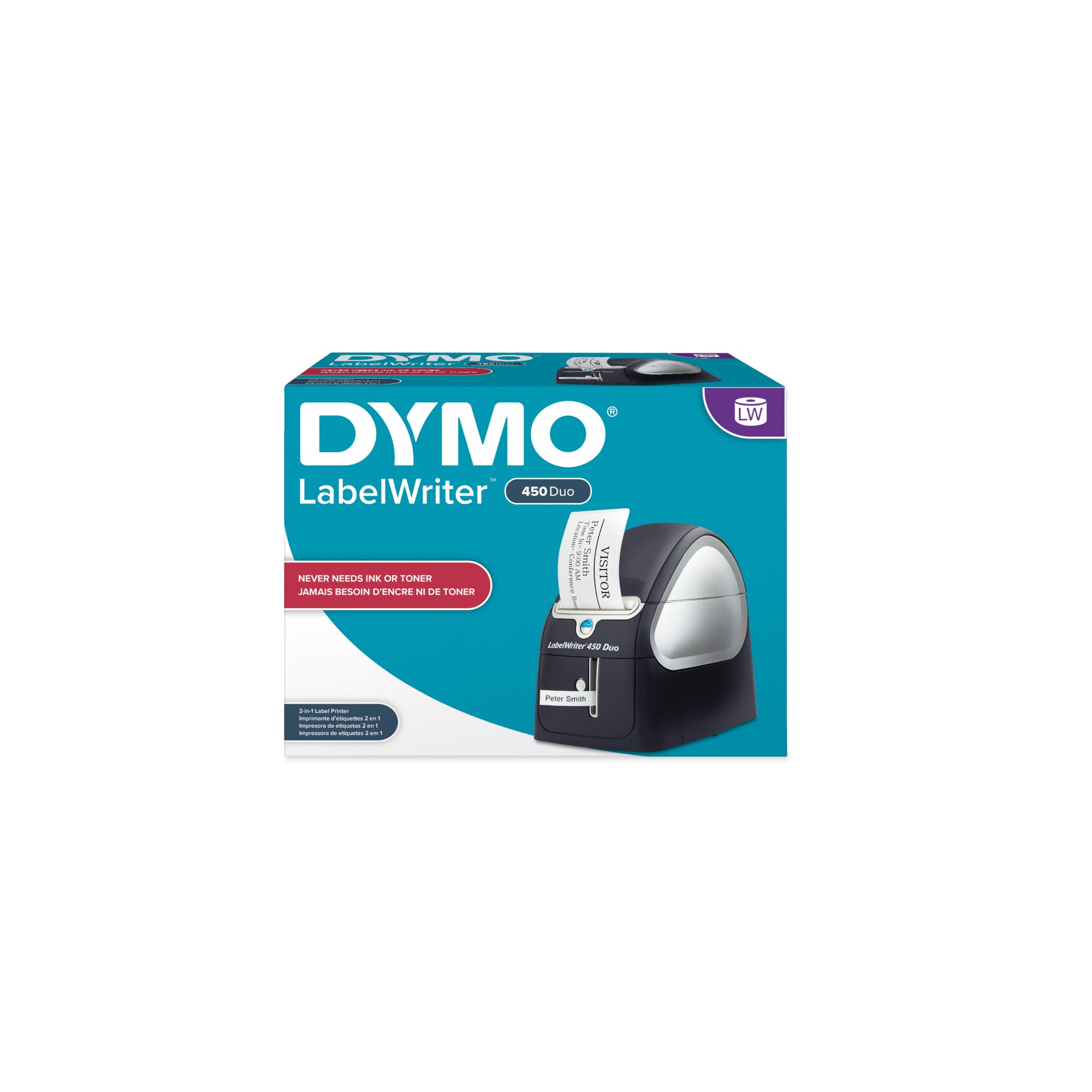  DYMO LabelWriter 450 Duo, Black, S0838920 : Office Products