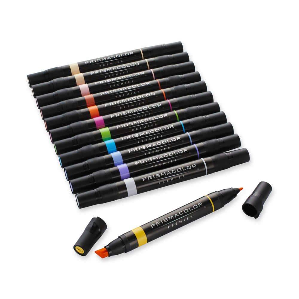 PrismaColor Premier Dual tip Markers YOU PICK Colors Chisel or Brush Tip