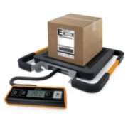 digital shipping scale with package on top image number 3
