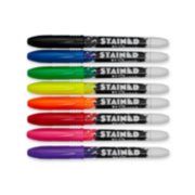 stained brush tip permanent markers image number 2