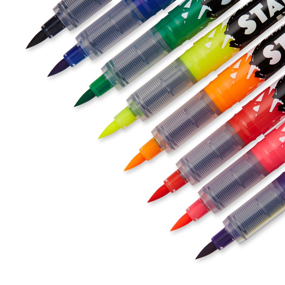 Pen+Gear Felt-Tip Pens, Ultra Fine, Assorted Colors, 10 Pack