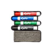 EXPO Low Odor Dry Erase Marker Mountable Whiteboard Caddy Set