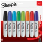 assorted color chisel tip sharpie markers image number 1