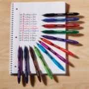 Paper Mate Profile Retractable Ballpoint Pens, Bold (1.4mm), Assorted  Colors, 12 Count