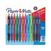 Paper Mate Profile Retractable Ballpoint Pens, Bold Point (1.4mm