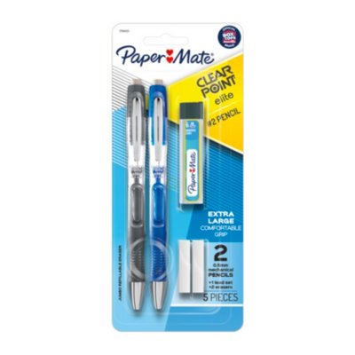 Paper Mate Clearpoint Elite Mechanical Pencil Sets, 0.5mm, HB #2 lead