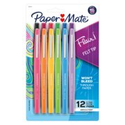 0.7mm 12 Count Medium Point Paper Mate Flair Felt Tip Pens Purple 