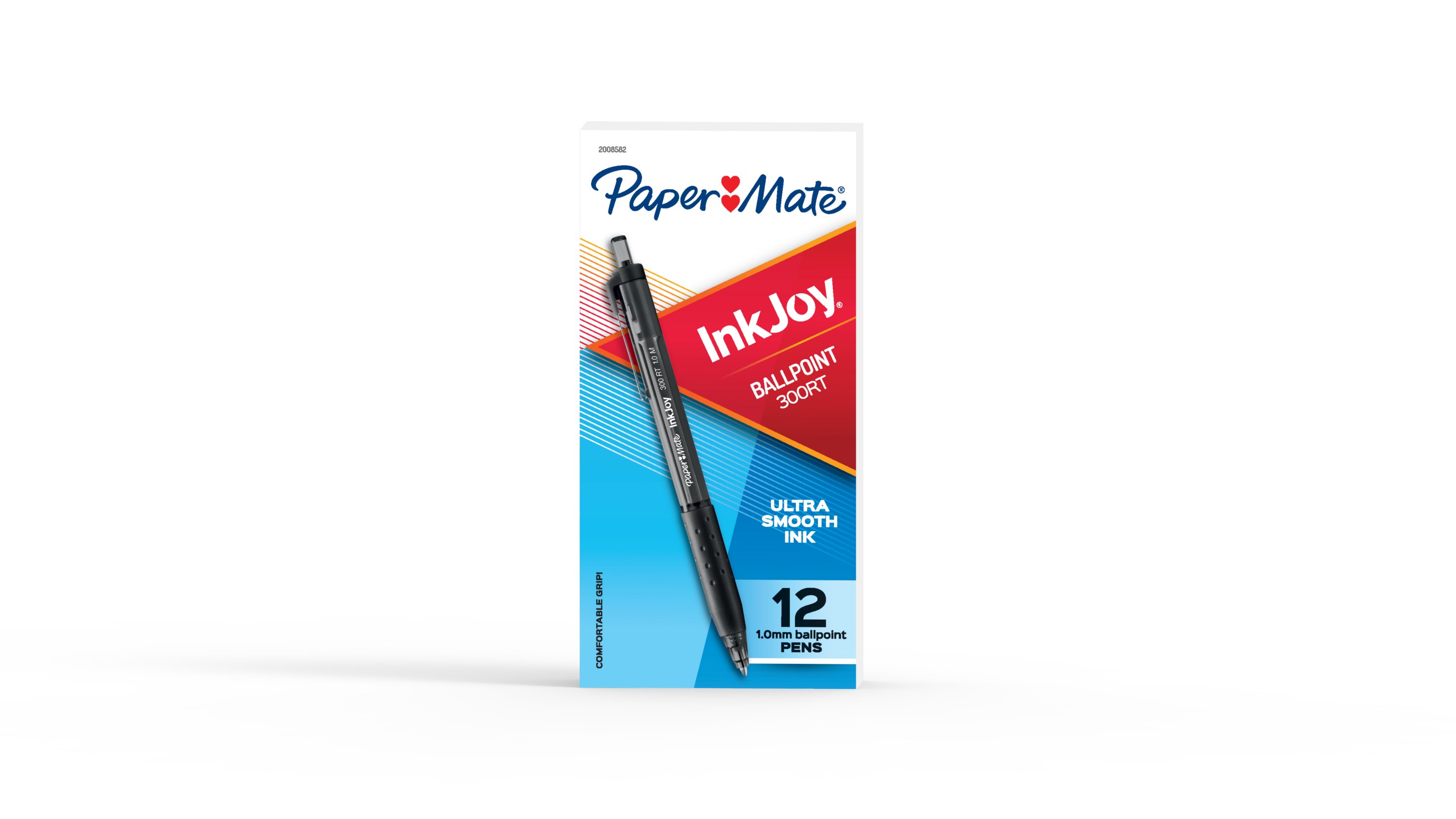 Paper Mate InkJoy - Penne retrattili in gel, 0,7 mm, punta media, 12