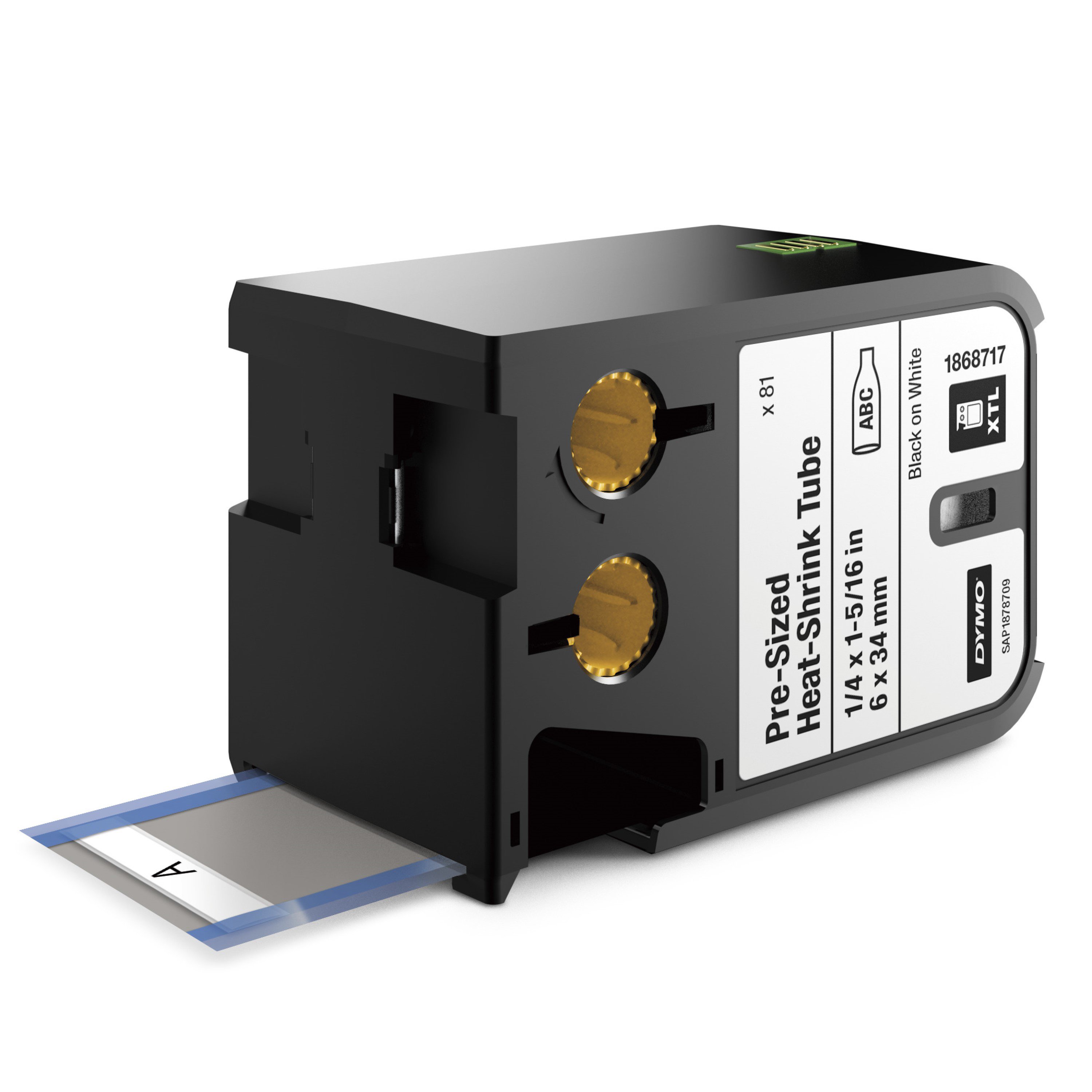 DYMO XTL Presized HeatShrink Tube Labels Dymo