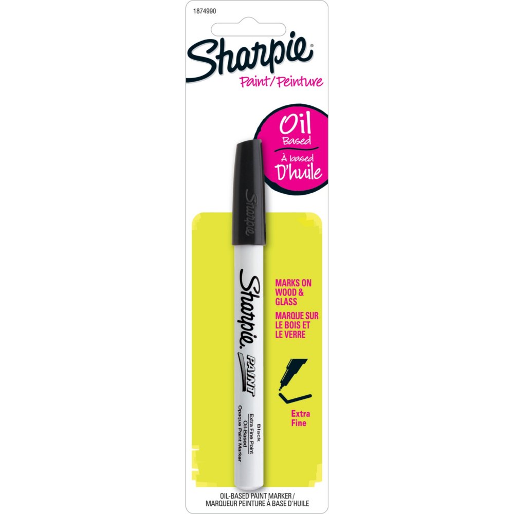 Sharpie Oil-based Paint Markers - Medium Marker Point - Black Oil