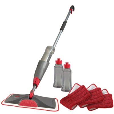 New Rubbermaid 2124405 Cleaning Power Scrubber Complete Home Kit, 18  Pieces, Red