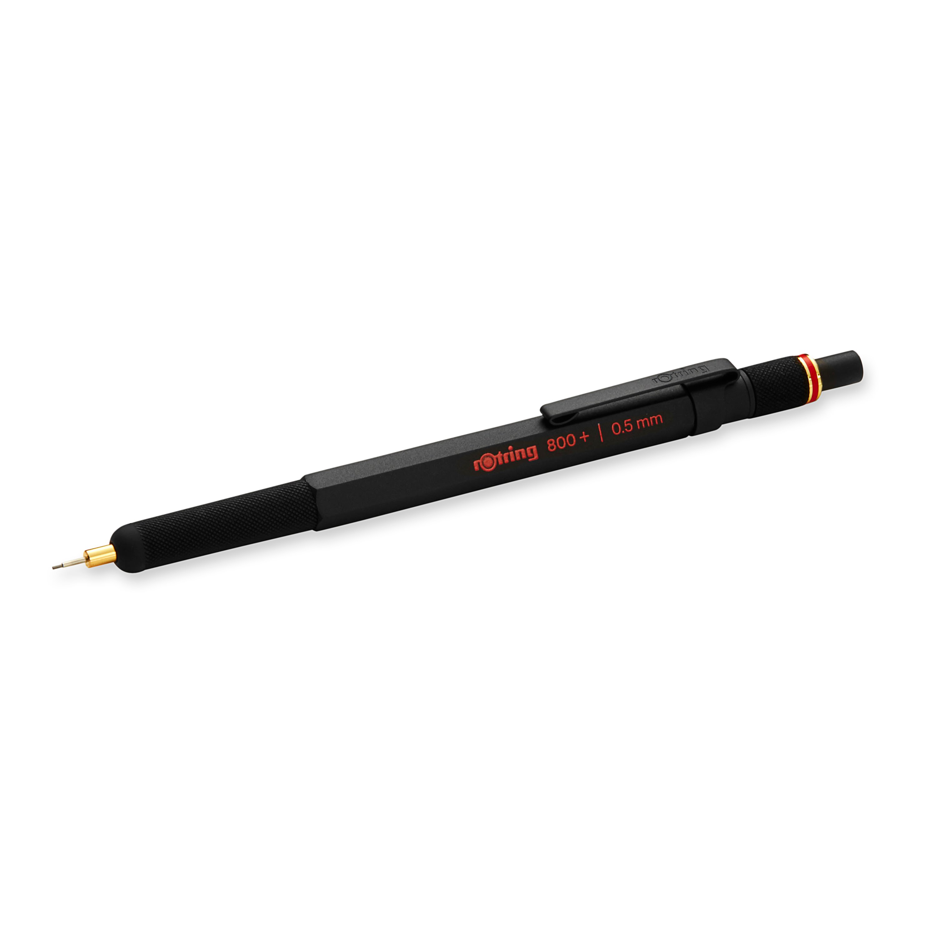 rOtring 800 Retractable Ballpoint Pen, Medium Point, Silver