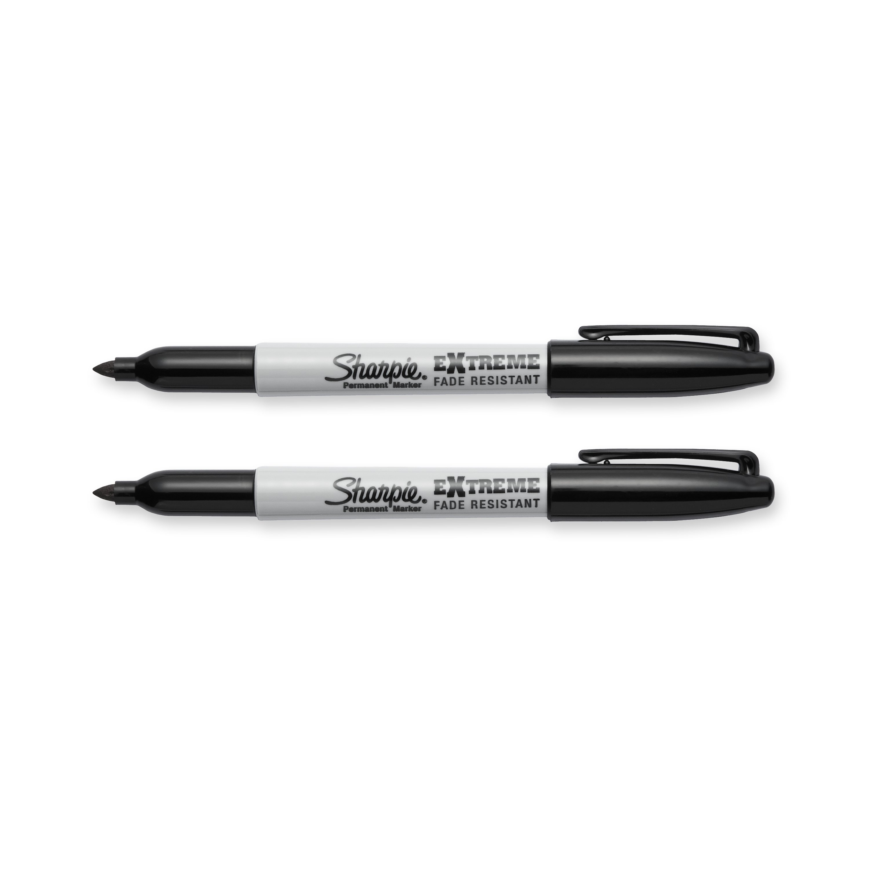 Sharpie 1927432 Extreme Black Fine Point Permanent Marker - 12/Pack