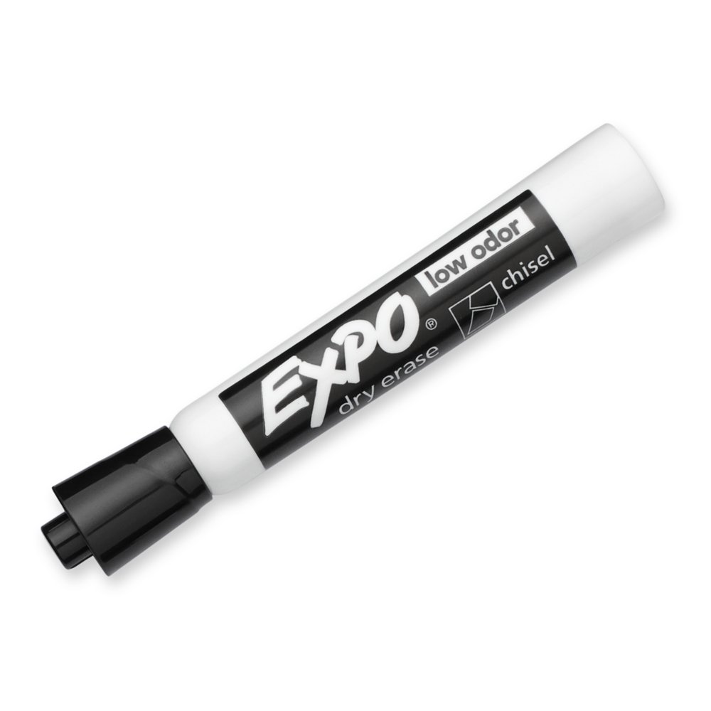 Black EXPO Low Odor Dry Erase Markers 36 Count 1920940 Chisel Tip Buy