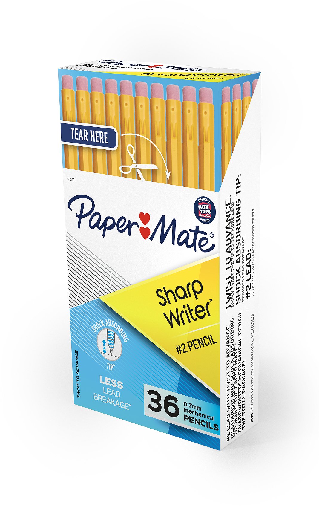 Paper Mate SharpWriter Mechanical Pencils, 0.7mm, HB 2 led Papermate