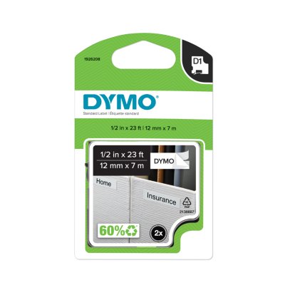 Muller & Wegener - Ruban D1 standard pour appareil électronique DYMO