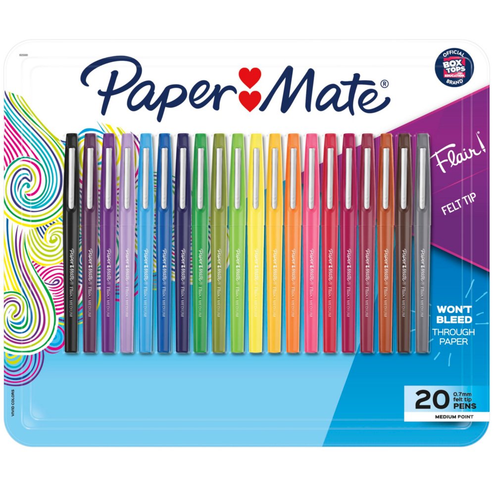 lancering verhoging mijn Paper Mate Flair Felt Tip Pens, Medium Point (0.7mm) | Papermate